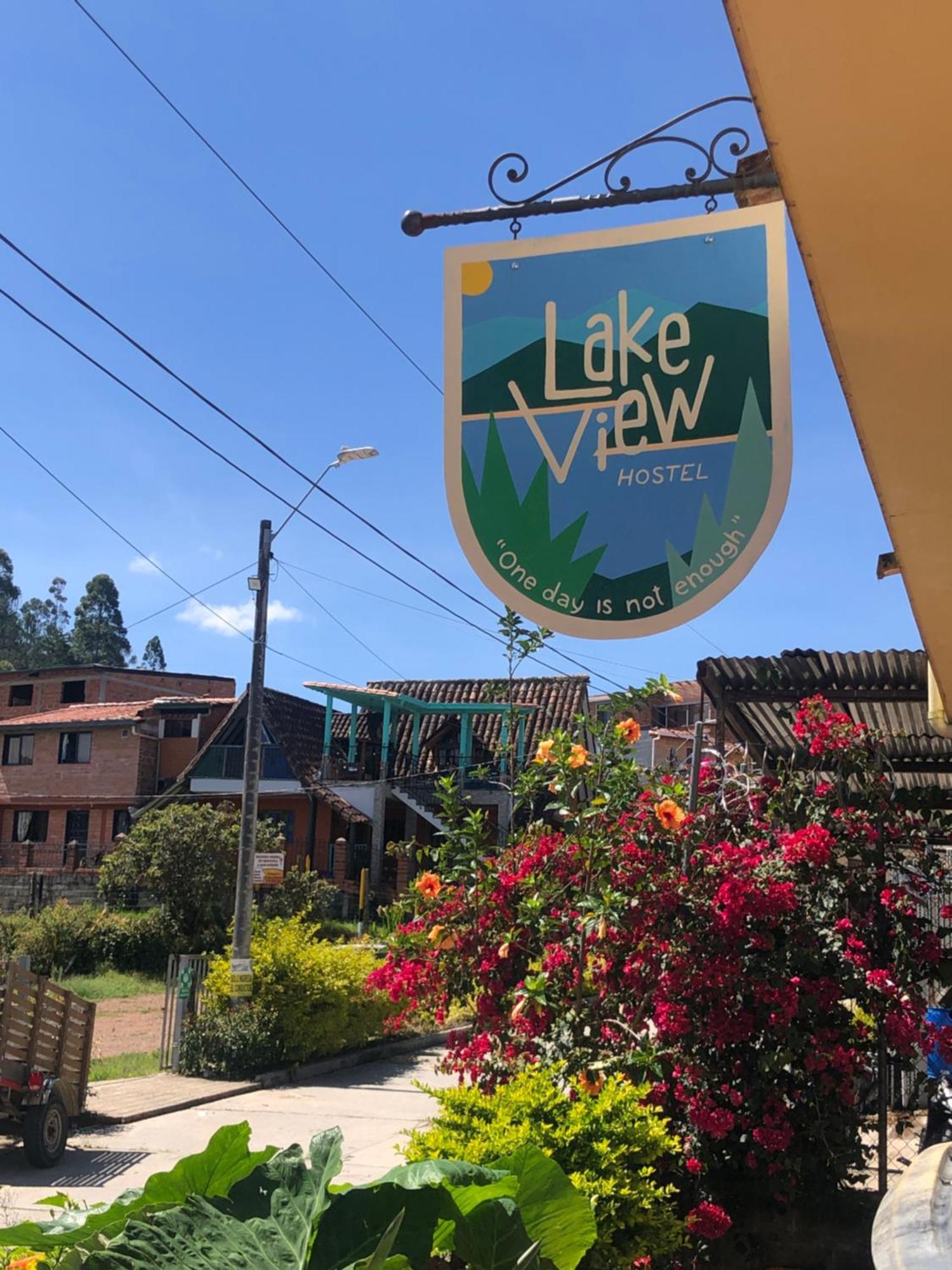 Lake View Hostel Guatapé Kültér fotó