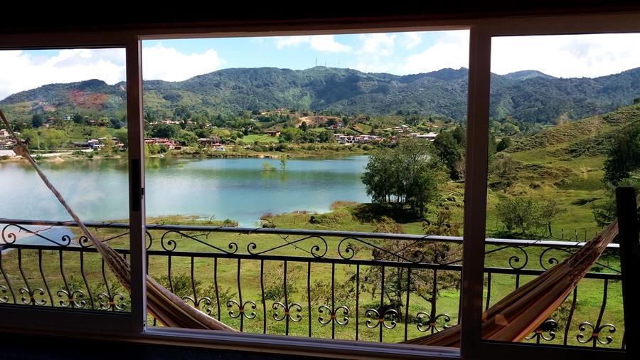Lake View Hostel Guatapé Kültér fotó