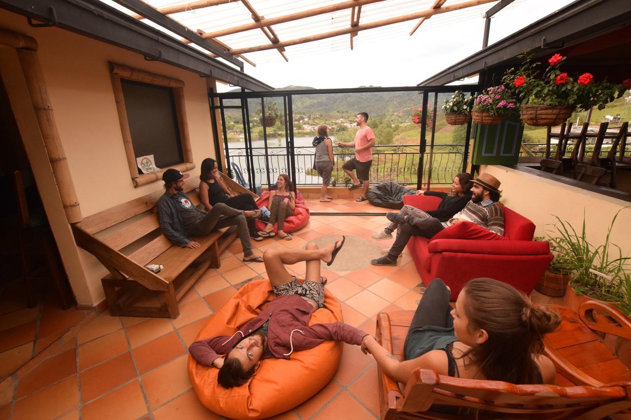Lake View Hostel Guatapé Kültér fotó